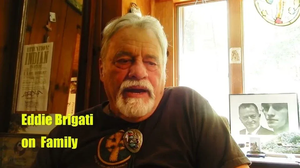Still from the interview clip: EDDIE BRIGATI talks about the importance of family